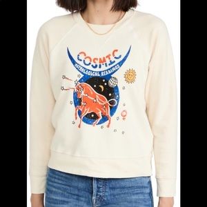 Mother Denim The Square Sweatshirt Cosmic